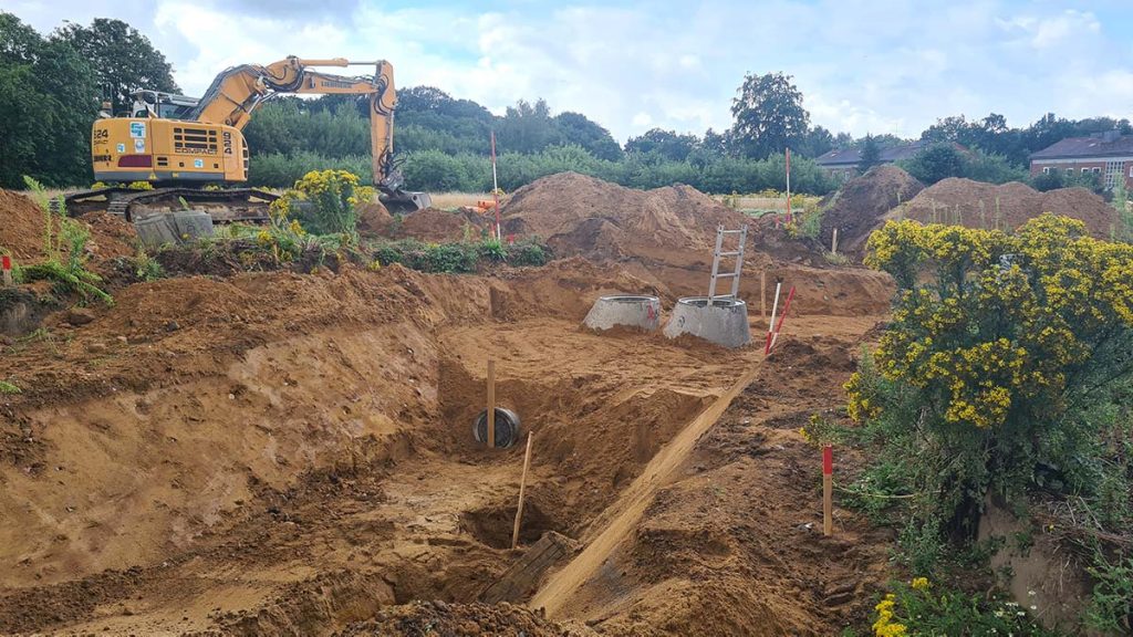 Stand der Erschließung