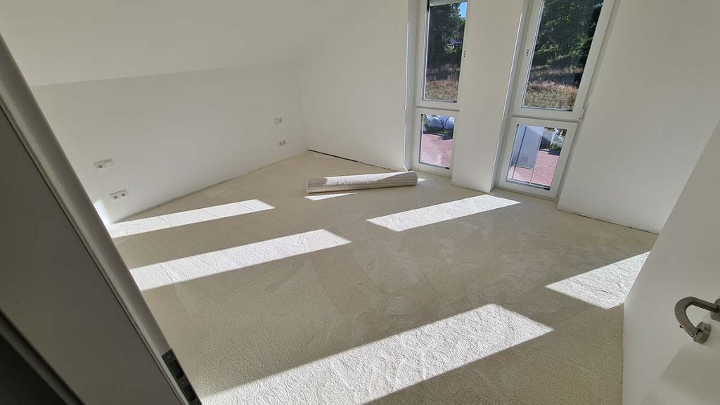 Teppich im Schlafzimmer